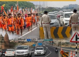 कांवड़ यात्रा में बाहरी राज्यों से आने वाले वाहनों के लिए रूट डायवर्जन प्लान जारी