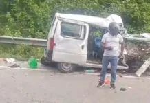 मणिमाई मंदिर के पास भीषण सड़क हादसा, दो की मौत; पांच घायल, दो की हालत गंभीर