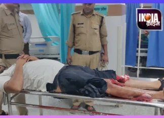 पुलिस पर फायरिंग कर भाग रहे बदमाश के पैर में लगी गोली, दूसरा अंधेरे का फायदा उठाकर फरार