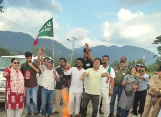 रायपुर स्टेडियम में मासूम शर्मा के कार्यक्रम का उक्रांद ने विरोध किया