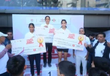 एड्स जागरूकता को लेकर देहरादून में राज्य स्तरीय ‘रेड रन’: स्पोर्ट्स कॉलेज के अमरदीप और तनुशी पहले